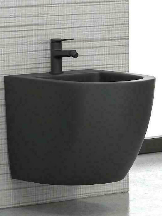 Karag Wall-Hanging Bidet Milos Black 37x49.5x32.5cm