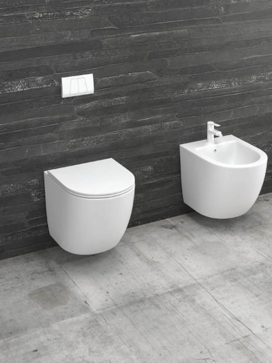 Karag Wall-Hanging Bidet Milos 37x49.5x32.5cm
