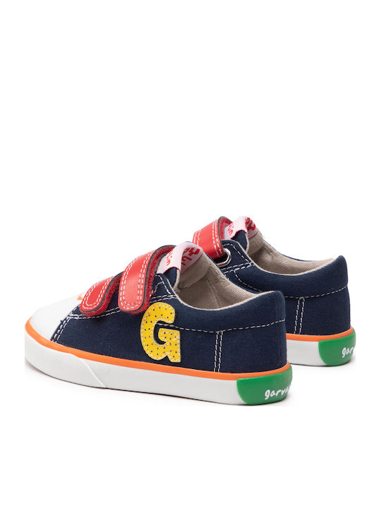 Παιδικά Sneakers Ανατομικά με Σκρατς Μπλε