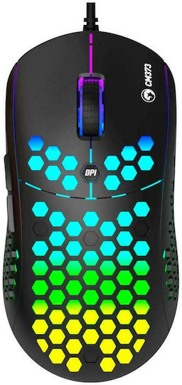 Marvo CM373 Σετ Gaming Μηχανικό Πληκτρολόγιο Tenkeyless με Custom Red διακόπτες και RGB φωτισμό & Ποντίκι (Αγγλικό US)