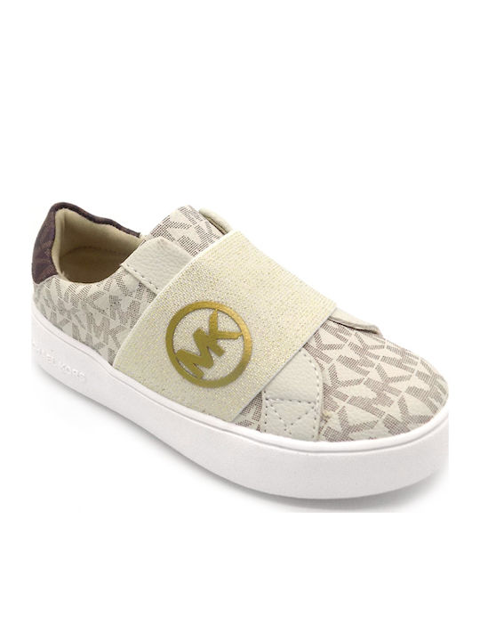 Jordana Kids Sneakers Slip-on Beige