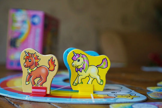 Board Game Rainbow Unicorns for 2-4 Players 3+ Years Old (EN) Orchard