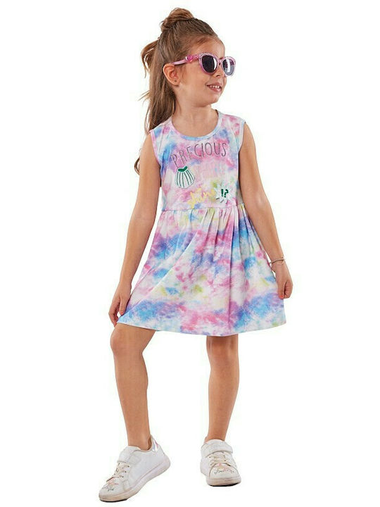 Kinderkleid Ärmellos Mehrfarbig