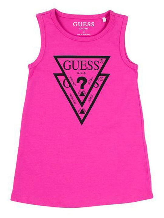 Children's Dress Sleeveless Fuchsia