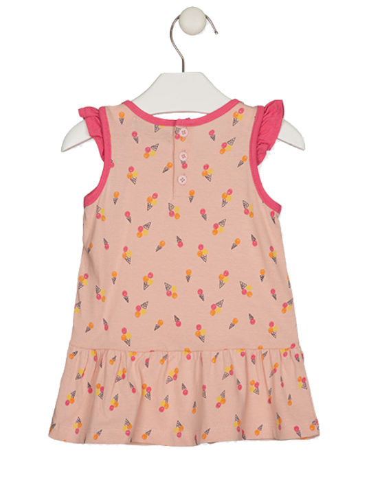 Losan Kids Dress Sleeveless Pink