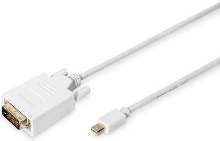 Digitus Kabel DVI-D-Stecker - Mini-DisplayPort-Stecker 2m Weiß (AK-340305-020-W)