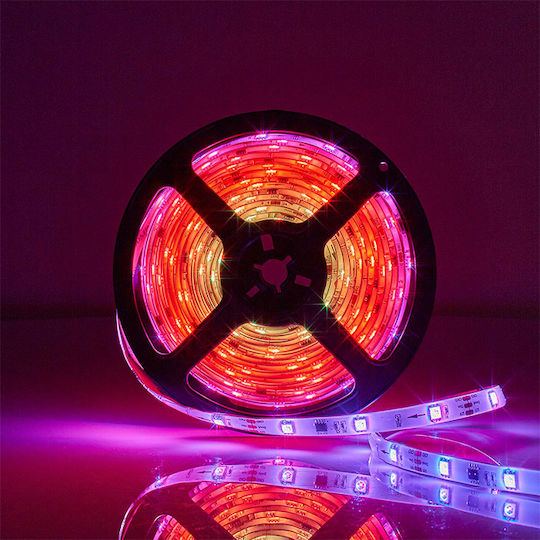 Nedis Waterproof Smart LED Strip Wi-Fi 24V RGB Light 5m Type SMD5050 with Power Supply & Remote Control