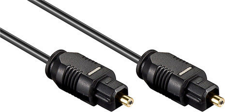 ATC Optical Audio Cable TOS male - TOS male Μαύρο 5m (02.007.0010)