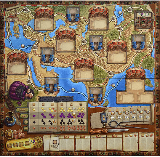 Board Game Τα Ταξίδια του Μάρκο Πόλο for 2-4 Players 12+ Years Old Kaissa