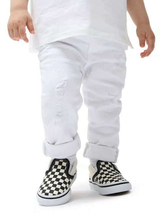 Checkerboard Παιδικά Sneakers Slip-on Πολύχρωμα