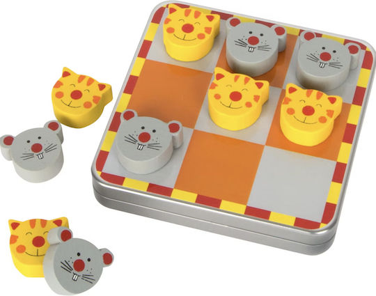Board Game Μαγνητική Τρίλιζα "Γάτα & Ποντικός" for 2 Players 5+ years Small Foot