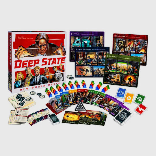 Brettspiel Deep State New World Order für 1-5 Spieler 14+ Jahre (EN) CrowD Games
