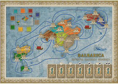 Pd Verlag Game Expansion Concordia Venus: Balearica / Italia for 2-5 Players 12+ Years (EN)