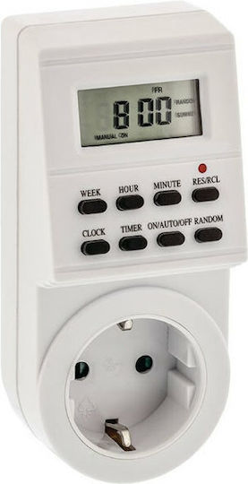 HGI Digital Timer Socket Daily / Weekly With Countdown Timer And Random Programming