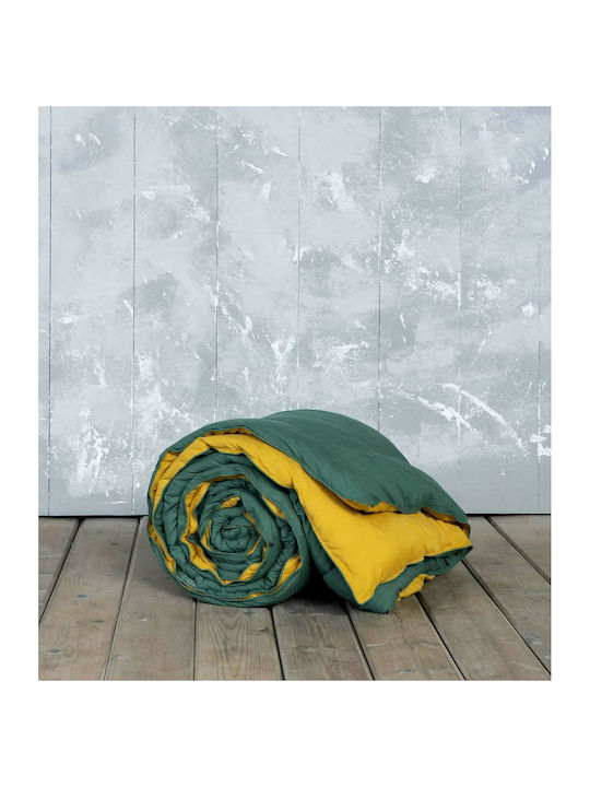 Nima Сет Душек Единичен с калъфка 160x240 Abalone 26905 Green - Mustard Beige