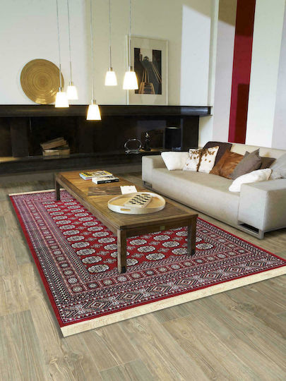 Newplan Sonia 248/301220 Summer Bedroom Rug Set Cotton Burgundy Sonia 2 Pieces