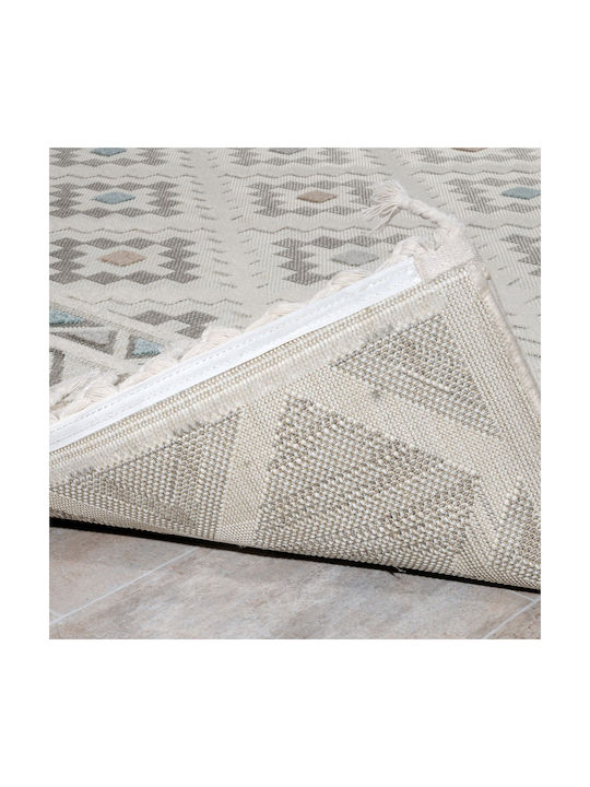 Tzikas Carpets 54097-230 Summer Wicker Bedroom Rugs Set Tenerife Blue 332-0-335-54097-230 3pcs