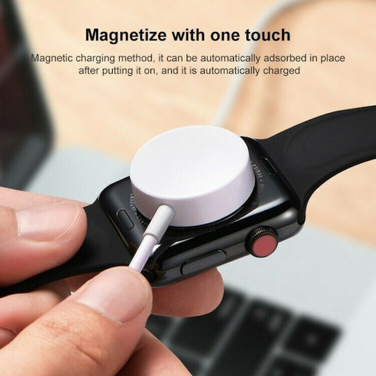 Wiwu M7 Magnetic Wireless Charger Wearable Charger Apple Watch Whiteς