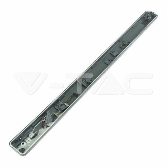 V-TAC Lichtleiste Außenbereich mit 2 Plätzen für LED-Lampen T8 120cm