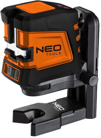 Neo Tools Αυτορυθμιζόμενο Γραμμικό Αλφάδι Laser Πράσινης Δέσμης 1.5V με Εύρος Εργασίας 20m