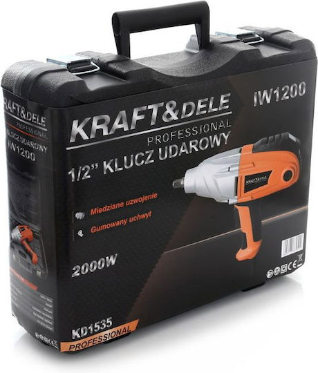 Kraft & Dele KD1535 Impact Wrench Electric 2000W with Socket 1/2"