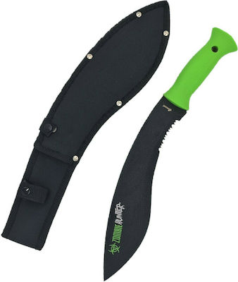 Amont Machete Green with Blade made of Stainless Steel in Sheath