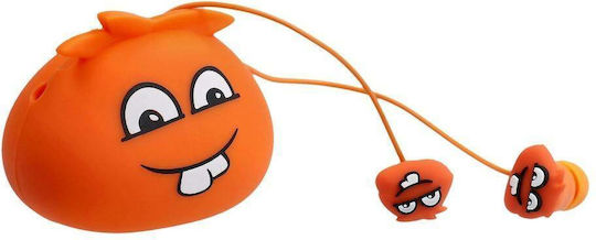 Jellie Monster Orange YLFS-01 In-ear Handsfree Ακουστικά με Βύσμα 3.5mm Πορτοκαλί