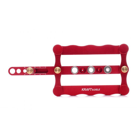 Kraft & Dele Drill Guide for Dowels and Hinges 10pcs KD10572