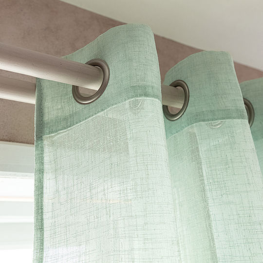 Gofis Home Vorhang mit Grommet Combe 38 Sea Glass 502 2004502380002 140x280cm