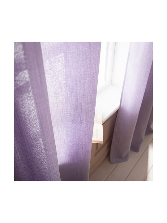 Gofis Home Pencil Pleat Curtain Combe 19 Violet 502 20-04-502-2/19 140x280cm