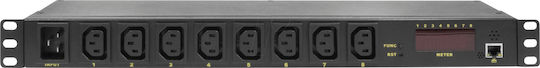 LogiLink Πολύπριζο Rack PDU8P01 1τμχ