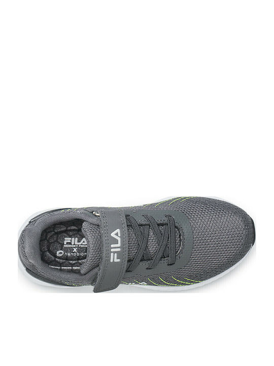 Lana Nnb V Kids Sports Shoes Running with Hoop & Loop Closure Gray