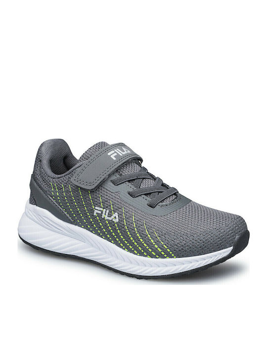 Lana Nnb V Kids Sports Shoes Running with Hoop & Loop Closure Gray