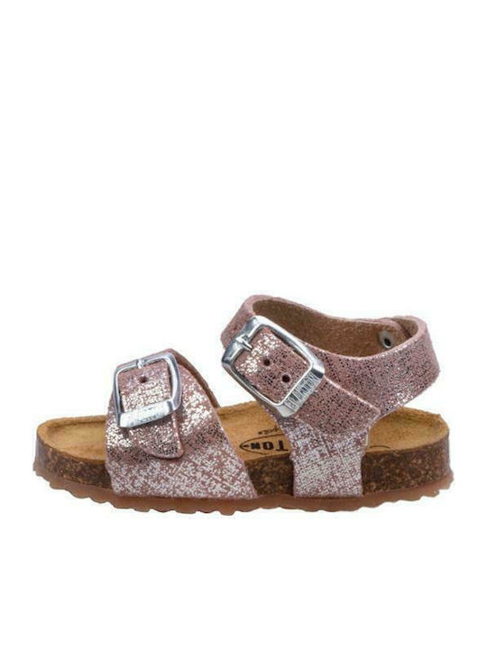 Kinder Sandalen Poxy Anatomisch Glitter Brush Rose