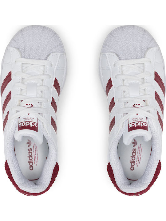 Superstar Superstar Kids Sneakers Cloud White / Collegiate Burgundy