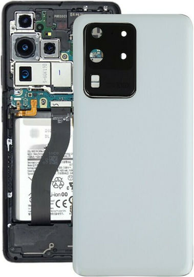 Καπάκι Μπαταρίας Λευκό για Galaxy S20 Ultra