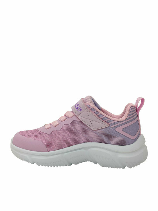 Go Run Kids Sports Shoes Running with Hoop & Loop Closure Pink