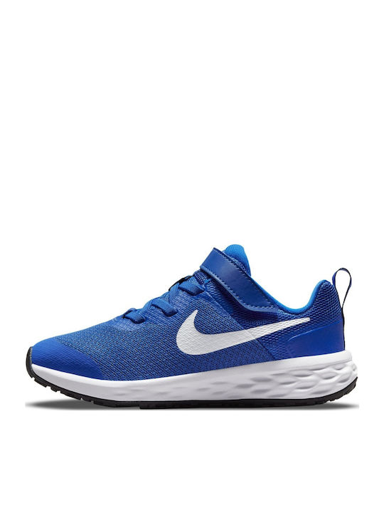 Revolution Revolution 6 Kids Sports Shoes Running with Hoop & Loop Closure Game Royal / White / Black