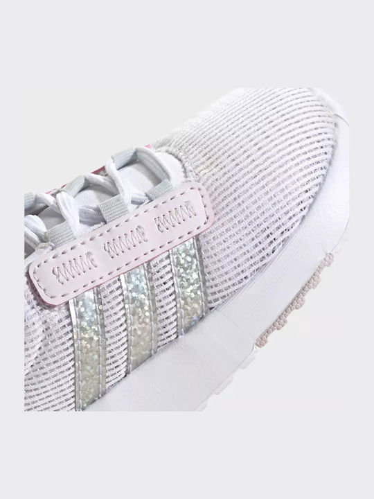 Racer TR21 I Kids Sports Shoes Running with Laces Blue Tint / Almost Pink / Cloud White