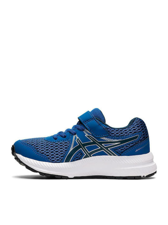 Contend Kids Sports Shoes Running with Hoop & Loop Closure Blue