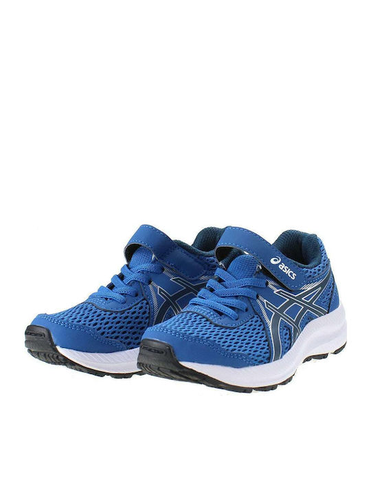 Contend Kids Sports Shoes Running with Hoop & Loop Closure Blue