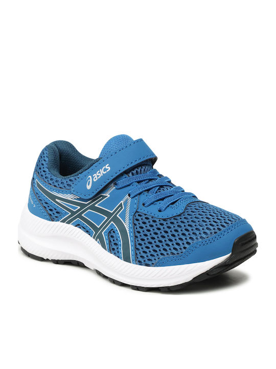 Contend Kids Sports Shoes Running with Hoop & Loop Closure Blue