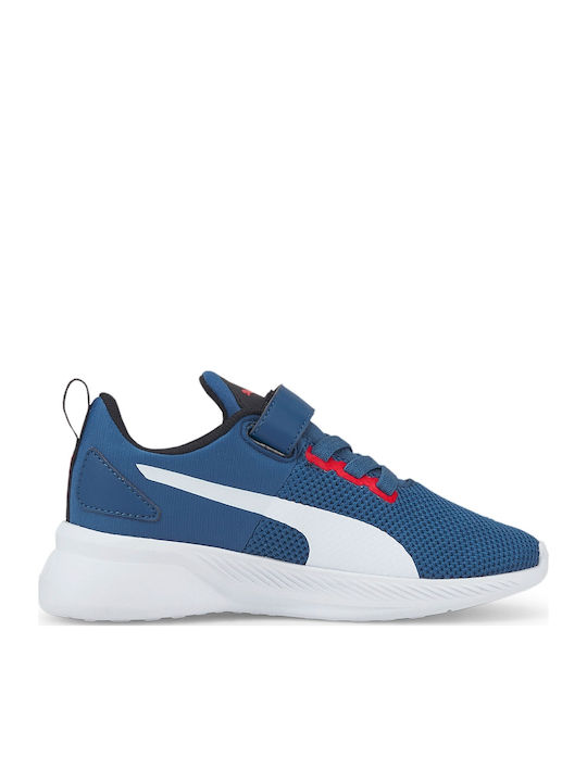 Runner Flyer Kids Sports Shoes Running with Hoop & Loop Closure Light Blue