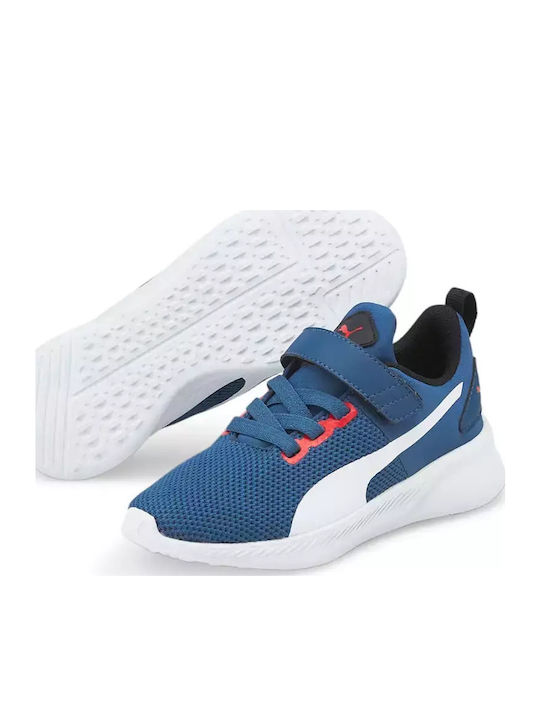 Runner Flyer Kids Sports Shoes Running with Hoop & Loop Closure Light Blue