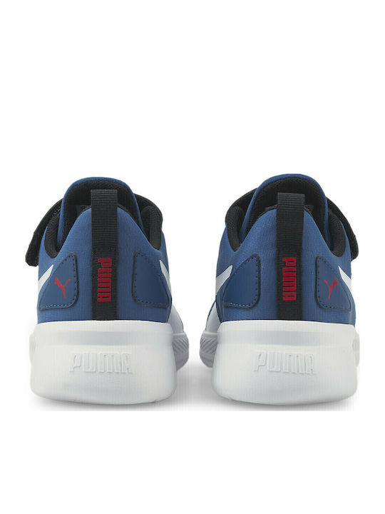 Runner Flyer Kids Sports Shoes Running with Hoop & Loop Closure Light Blue