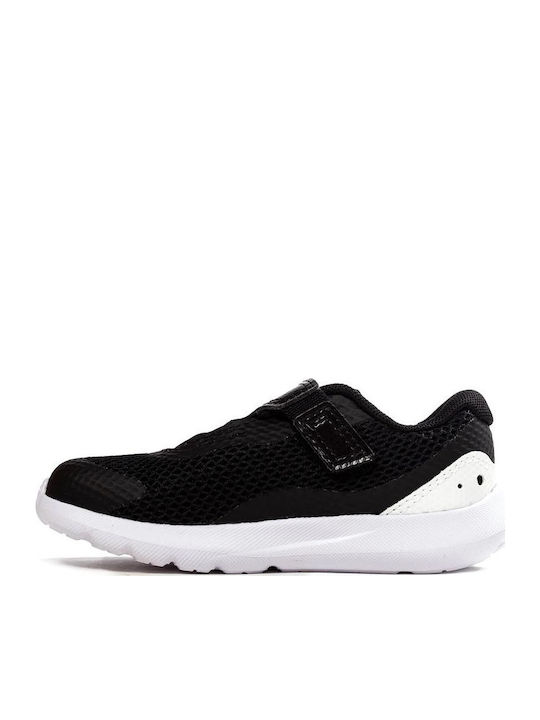 BPS Surge Kids Sports Shoes Running with Hoop & Loop Closure Black