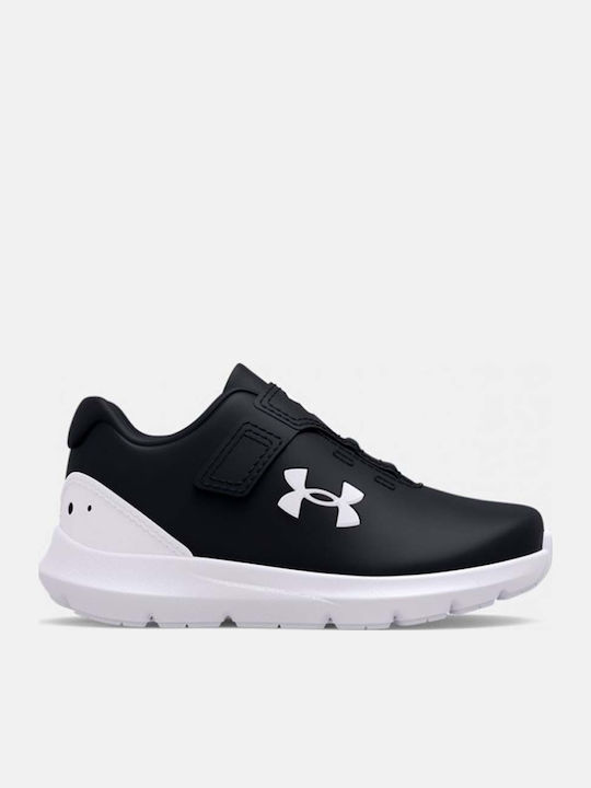 BPS Surge Kids Sports Shoes Running with Hoop & Loop Closure Black