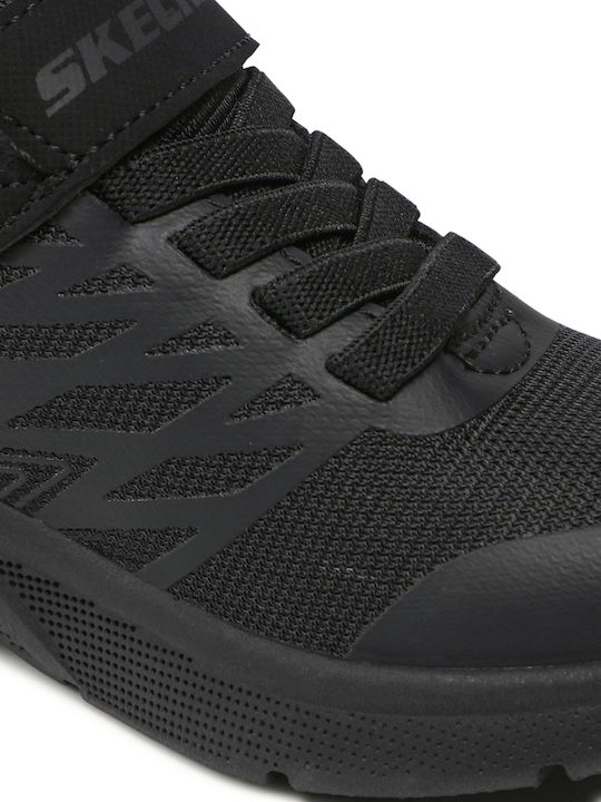 Texlor Αθλητικά Παιδικά Παπούτσια Running με Σκρατς Μαύρα