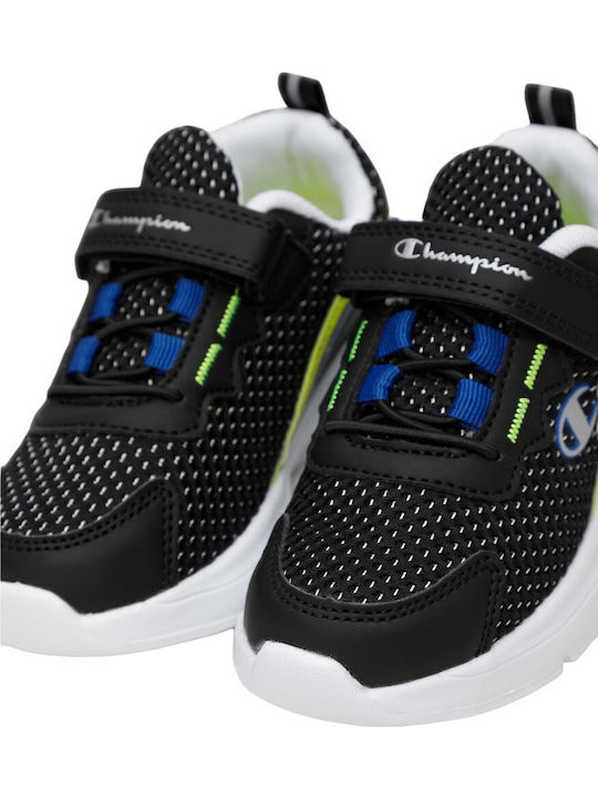 Shout Out Kinder Sportschuhe Laufen mit Bügel- und Schleifenverschluss Schwarz