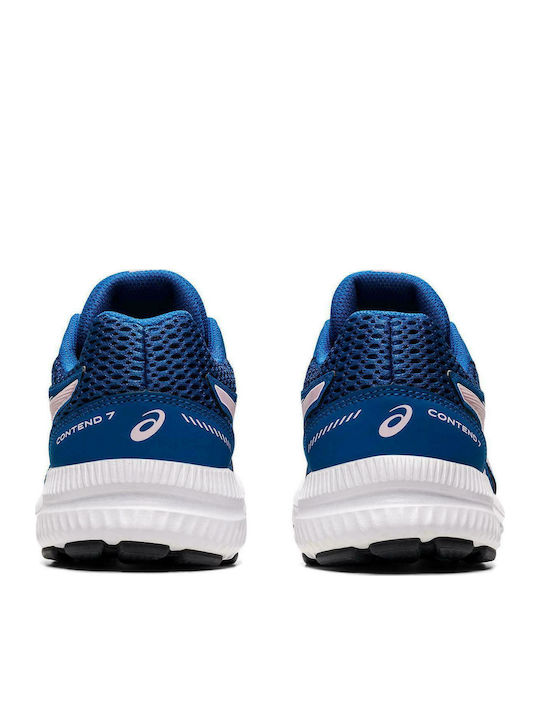 Contend 7 Gs Kids Sports Shoes Running with Laces Blue
